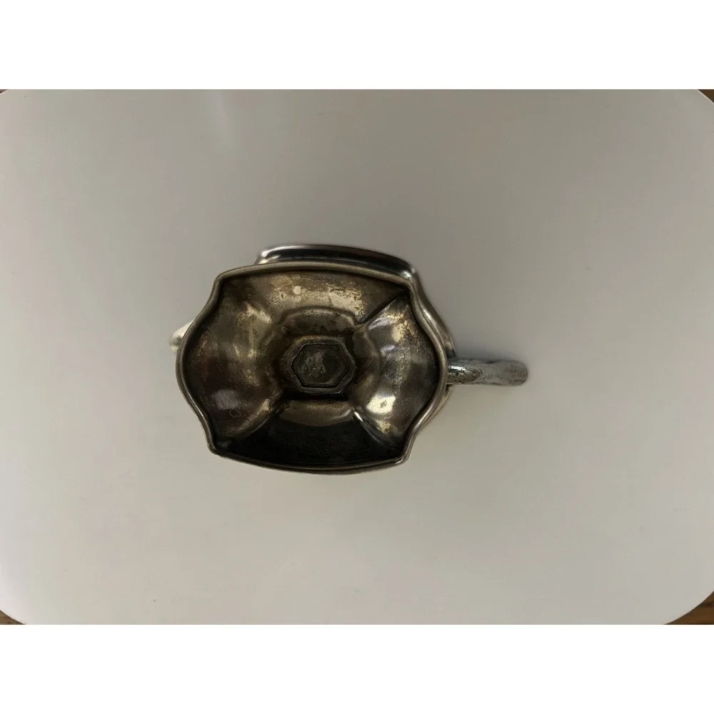Mid-Century Modern‎ Silver-Plated Creamer & Sugar Bowl Set